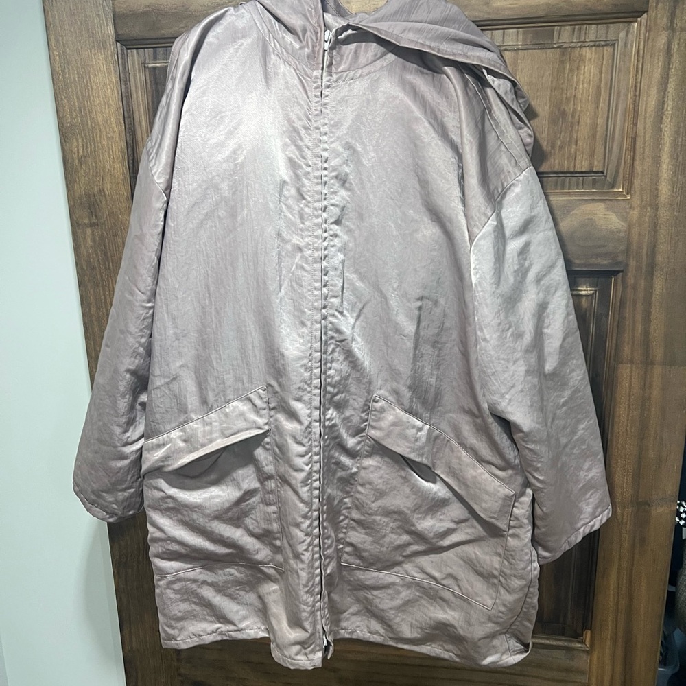 Vintage taupe windbreaker set